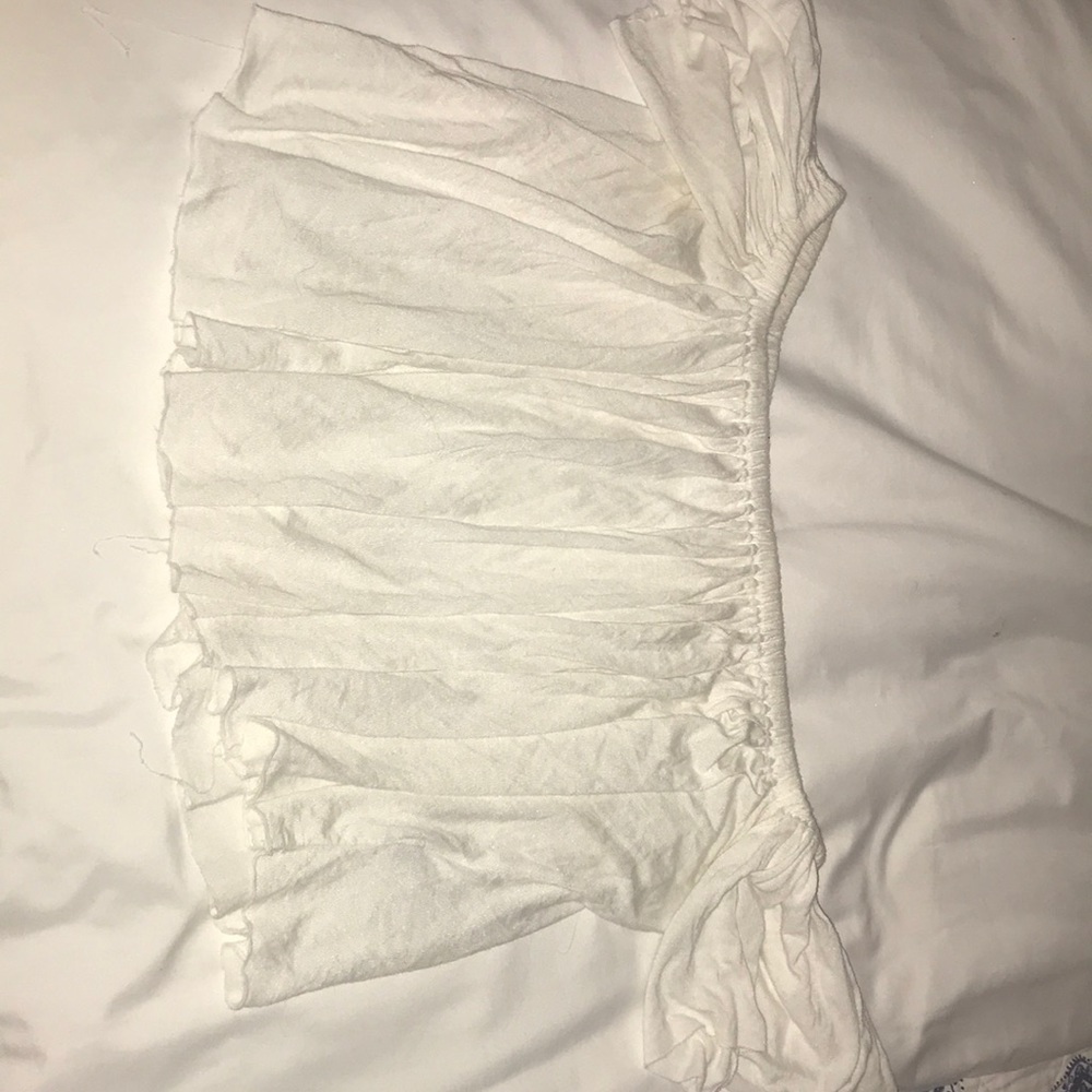 white off the shoulder top